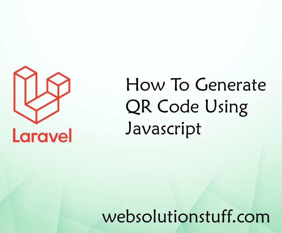 How To Generate QR Code Using Javascript