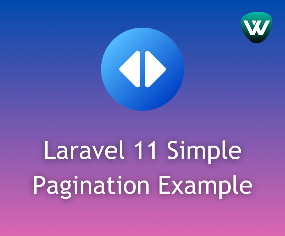 Laravel 11 Simple Pagination Example