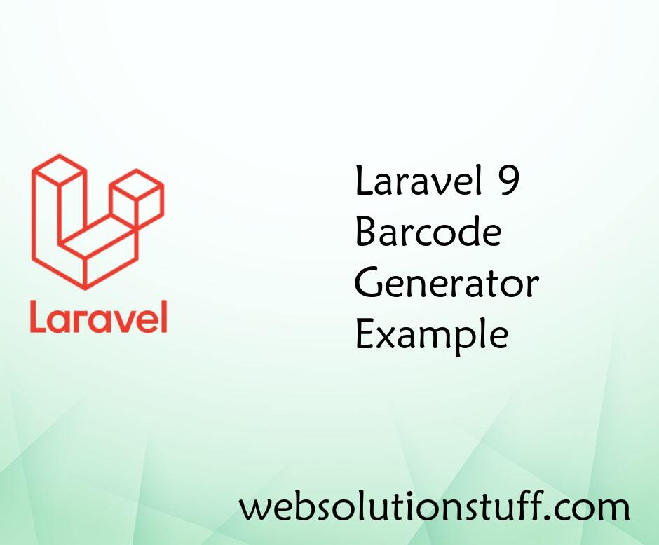 Laravel 9 Barcode Generator Example