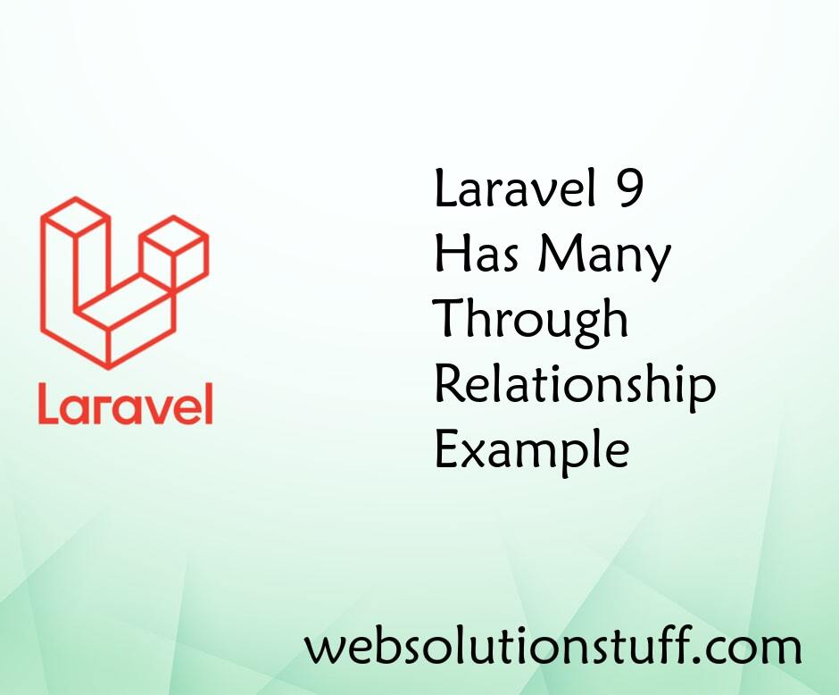 Laravel 9 Has Many Through Relationship Example