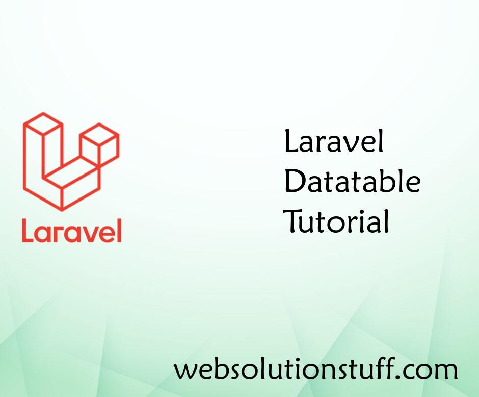 Laravel Datatables Example